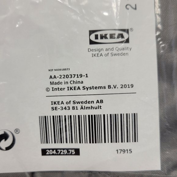 Ikea SKUBB Hanging handbag organizer dark gray - Picture 9 of 10